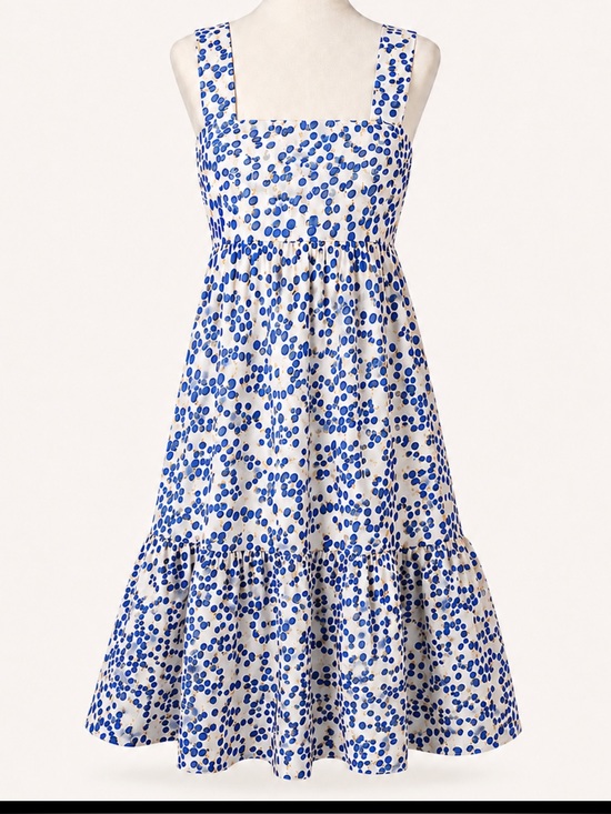 Amanda Uprichard Dresses & Skirts - Amanda Uprichard Blue & White Metallic Dot Mini Dress | Size S | Made in USA